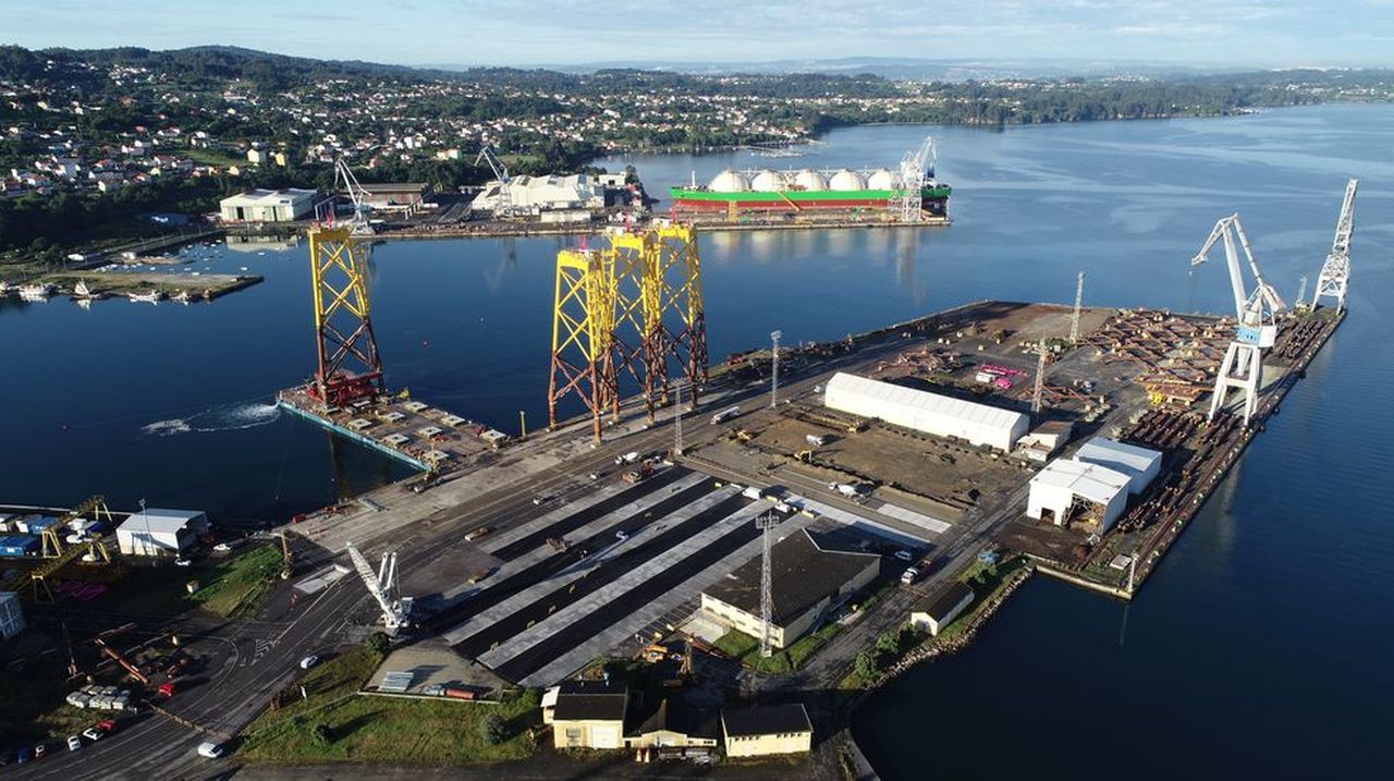 Navantia Y Windar Embarcan La Primera Jacket Para El Parque Galo De