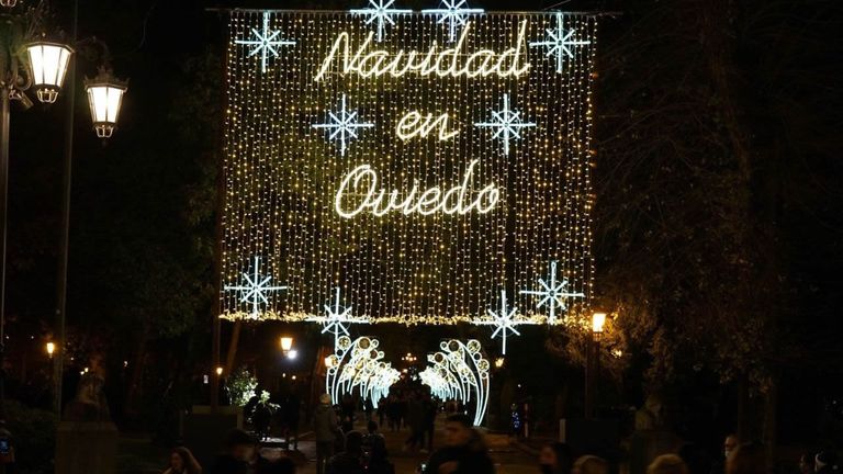 Así será la fiesta del encendido de las luces de Navidad en Oviedo