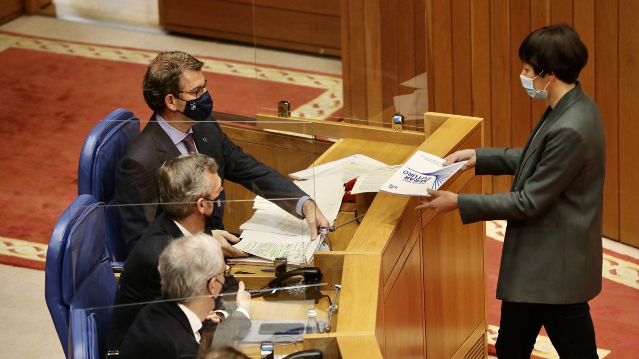 Feijoo eleva el tono contra la deriva de la líder máis radical del