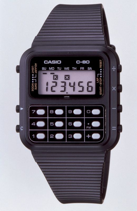 reloj casio calculadora años 80