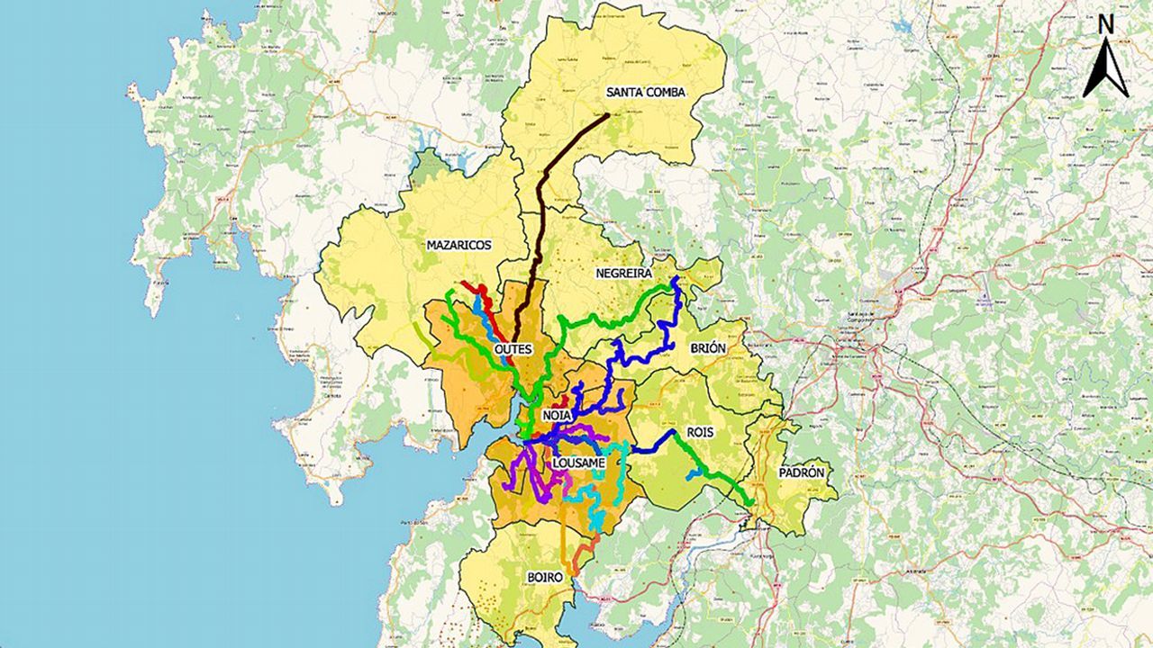 noia mapa Un nuevo mapa para vertebrar Noia