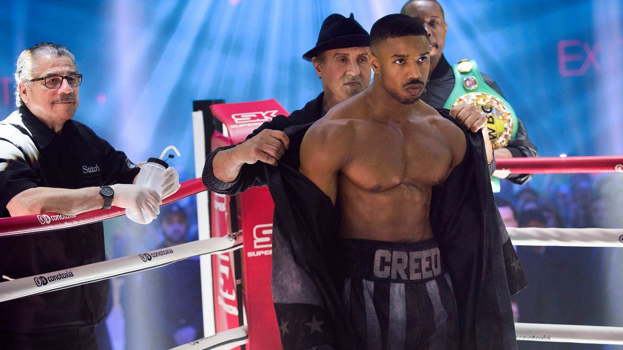 Rocky y Drago, añorando el ring en el filme «Creed II»