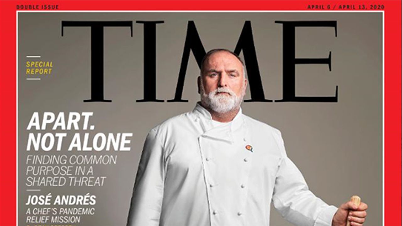 José Andrés, un asturiano portada de Time