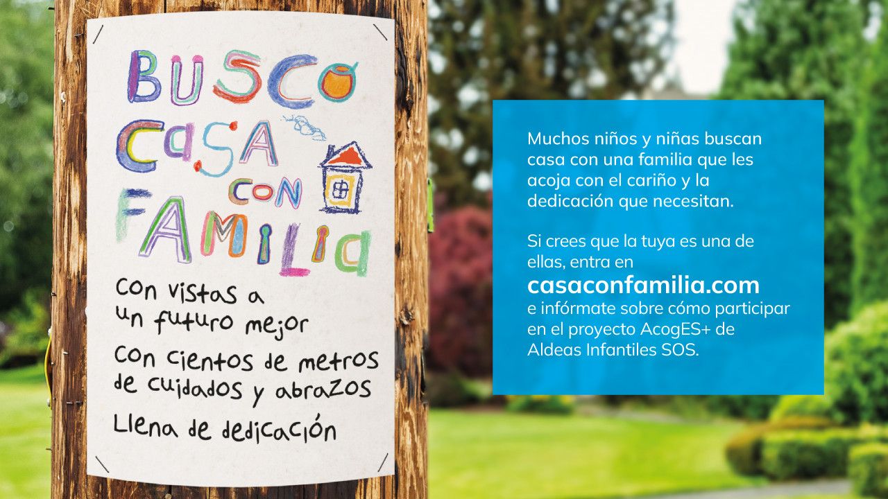 Qu es AcogES+? | Es un proyecto de acogimiento innovador que busca familias para nios y nias que crecen en el sistema de proteccin y an no han encontrado su familia acogedora.
El programa est dirigido a grupos de hermanos o nios y nias con necesidades especiales (como problemas de salud o dificultades emocionales). Se priorizar que al menos uno de ellos sea menor de 6 aos.