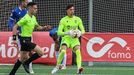 Samu Franganillo, en un partido con el Melilla