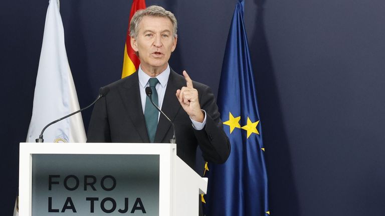 Feijoo pide urnas y promete un millón de viviendas si es presidente: «¿Es un disparate? No»