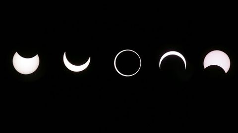 As fue el eclipse solar de octubre del 2005