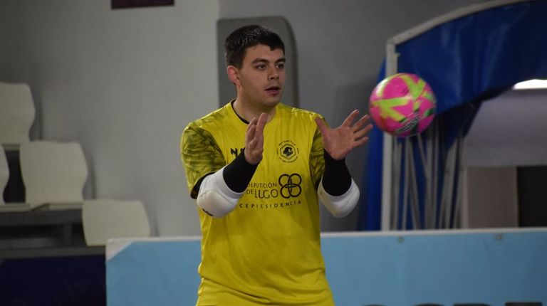 Yerai Espiñeira, portero del Lugo Sala: «Estoy con las mejores sensaciones desde hace mucho, mucho tiempo»