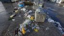 Las fotos de la basura acumulada en Muxía el domingo por la mañana