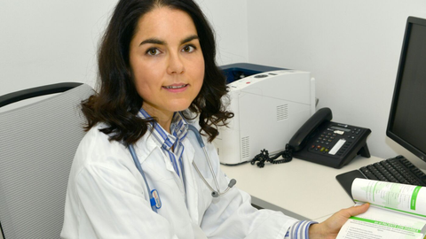 La onc�loga m�dica del HUCA, Paula Jimenez-Fonseca ha sido la coordinadora del Simposio TTD 2025