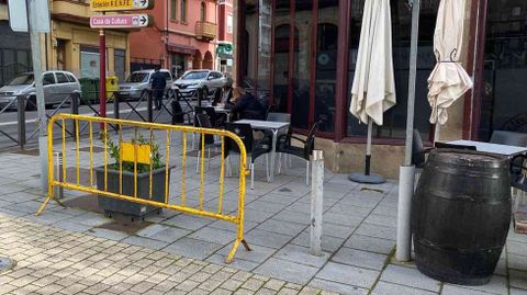 Ambiente de terraceo en A Rúa de Valdeorras