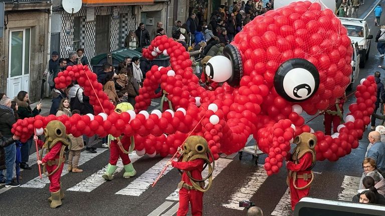 Las cabalgatas de Reyes iluminan toda el área de Vigo