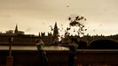 El humo de los incendios que arrasan Galicia cubre el cielo de Londres