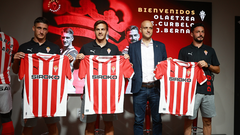 Olaetxea, Curbelo, David Guerra y Bernal en su presentaci�n