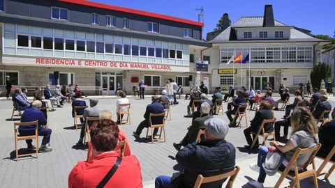 Acto de inauguración de la residencia de mayores que construyó la Diputación de Lugo en Pedrafita
