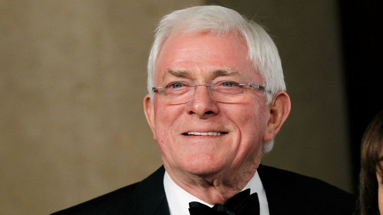 Donahue durante una gala en California en el año 2012 del Hospital St. Jude de niños y adolescentes con cáncer.