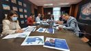 Reunión do comité organizador das Series Mundiais de Triatlón, que vanse celebrar en Pontevedra no ano 2023