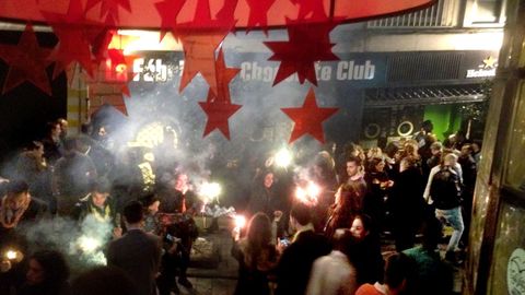 The atmosphere at Curruca on New Year's Eve.
