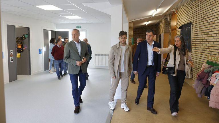 Alumnos de una escuela infantil de Pontevedra están en clase sin calefacción