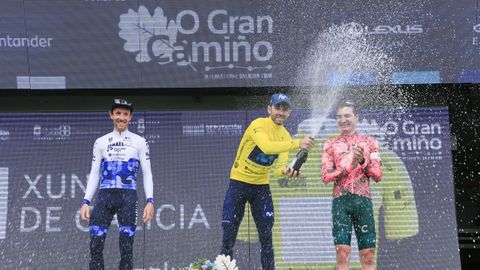 Woods, Valverde y Padun en el podio en Sarria