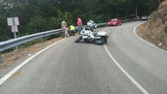 El agente sufri� una salida de v�a