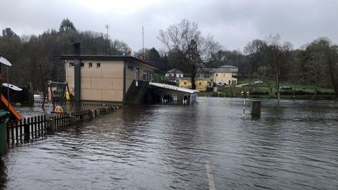 Crecida del río Parga en Guitiriz