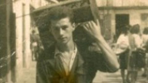 Imagen de Marcelino Fernández Casas, de La Vivariense, en su juventud