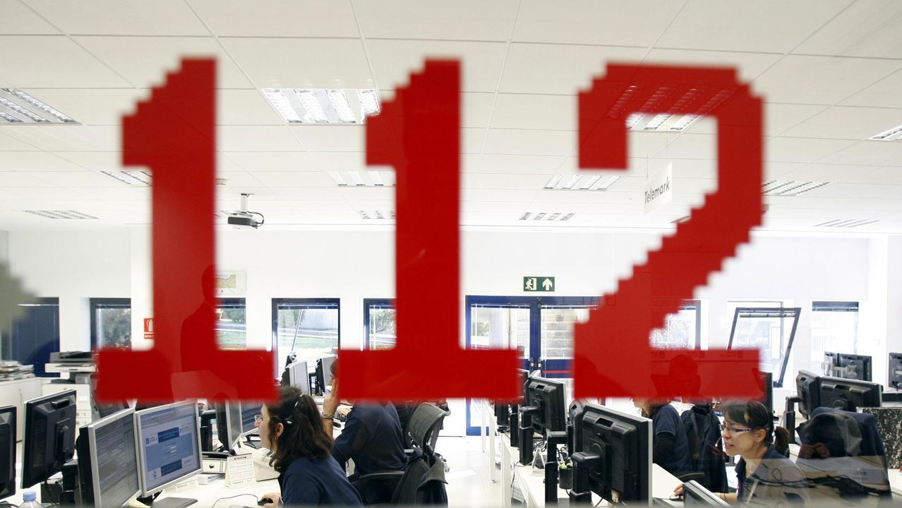 La trayectoria de Mchel en imgenes.La central de emergencias del 112 en una imagen de archivo