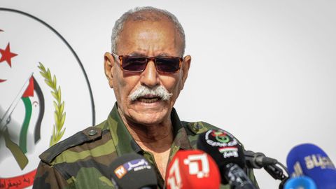 El lder del Polisario, Brahim Ghali