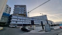 Aspecto actual de las obras de construcción del nuevo hospital Gran Montecelo, en Pontevedra, que se iniciaron el 3 de mayo del 2021