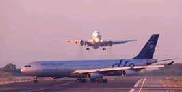 Aborta el aterrizaje en Barcelona