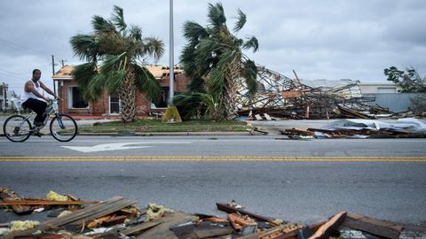 Efectos del huracn Michael, en Florida