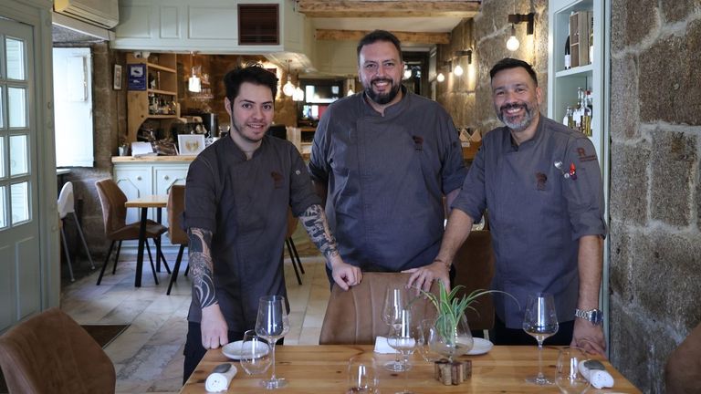 Cocineros ourensanos en el Festival de la Luz: «Es un certamen espectacular; reúne todo lo bueno que hay en Galicia»