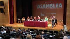 La asamblea de IU de Asturias celebrada en Gijn