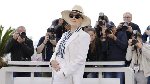 Meryl Streep en el festival de Cannes donde recibi la Palma de Oro Honorfica 