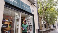 La librera Mecenas abre sus puertas al lado de la plaza de la Trinidad en Ourense