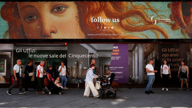 Piratas informáticos roban datos sobre la seguridad de la Galería de los Uffizi