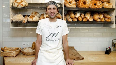 Guillermo Moscoso, panadero de Pan da Moa.