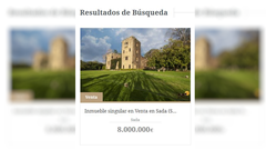 El anuncio de la venta del Pazo de Meir�s contin�a publicado en la web de la inmobiliaria