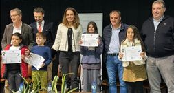 Entrega dos premios do concurso escolar sobre os castelos e as torres de A Limia