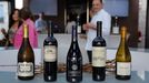 Imagen de los cinco vinos argentinos que fueron catados en la segunda sesión de As Enoviaxes de Códax