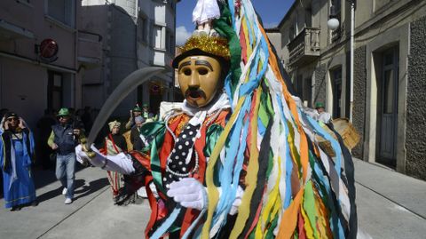 Desfile de folins e comparsas en Viana do Bolo