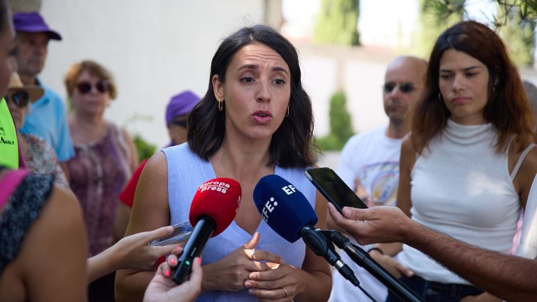 Irene Montero, exministra de Igualdad, secretaria política de Podemos y eurodiputada