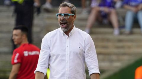 Jon P�rez Bolo, durante el Racing-Oviedo