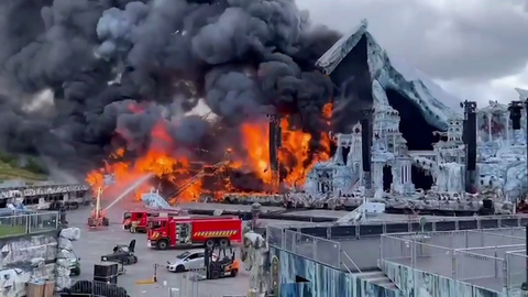 Un incendio calcina el escenario principal de Tomorrowland