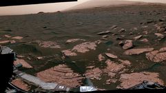 El Curiosity registra una panormica de 360 grados de un campo de dunas en Marte