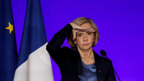 La candidata conservadora francesa, Valérie Pécresse.