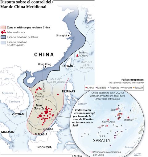 Disputa sobre el control del Mar de China Meridional