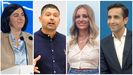 De izquierda a derecha: Elena Candia (Lugo, PP), Manuel Lourenzo (Soutomaior, BNG), Marta Novoa (San Cibrao, PP) y Jos Manuel Rey (Ferrol, PP)