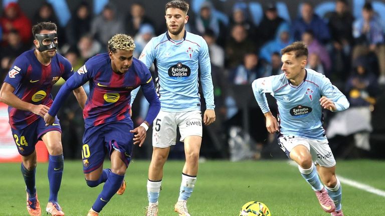 El Barcelona acaba con la racha del Celta (2-4)